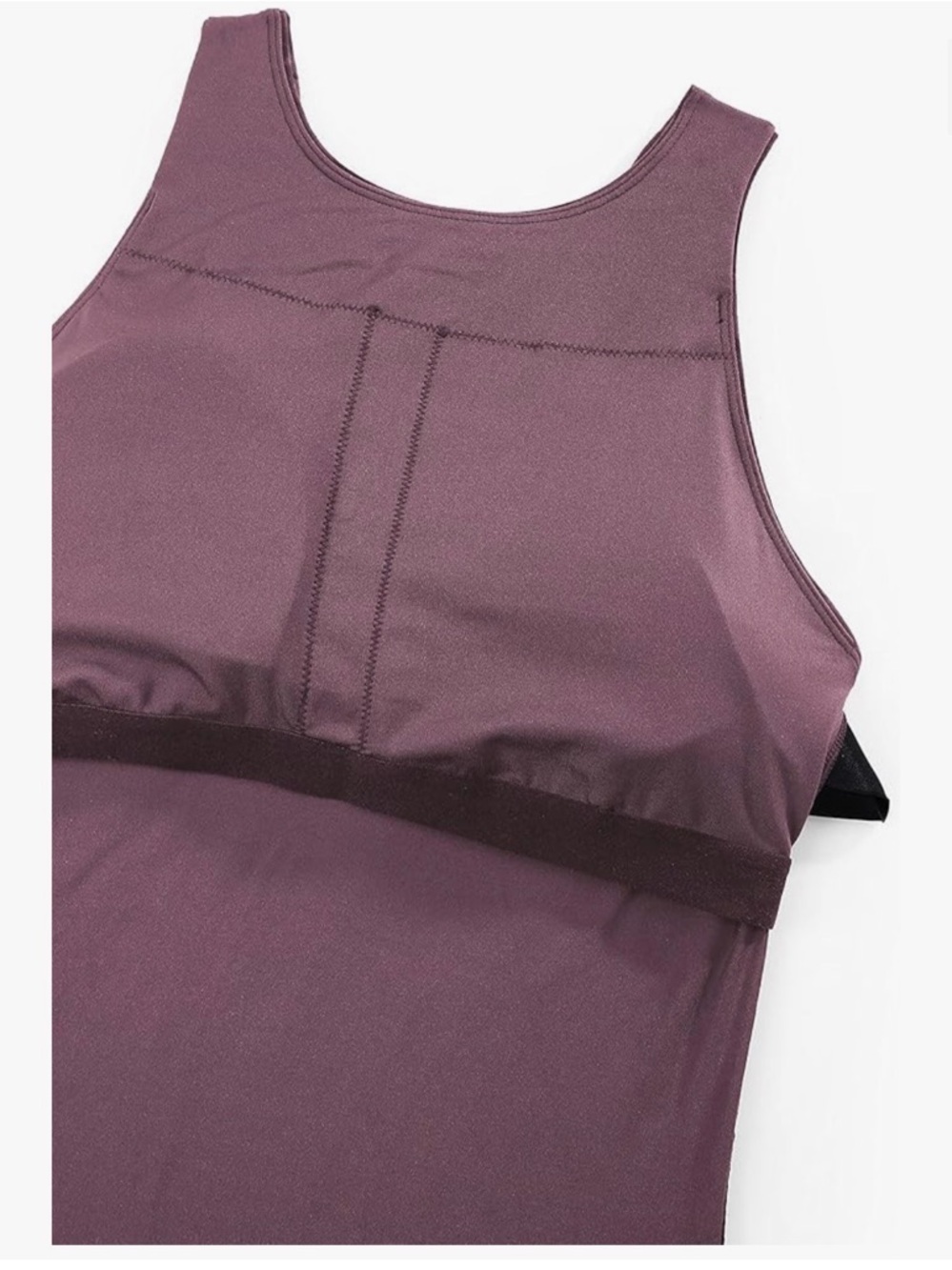 CRZ YOGA Sleeveless High-Neck Tank Top - Mauve - Picture 2 of 8